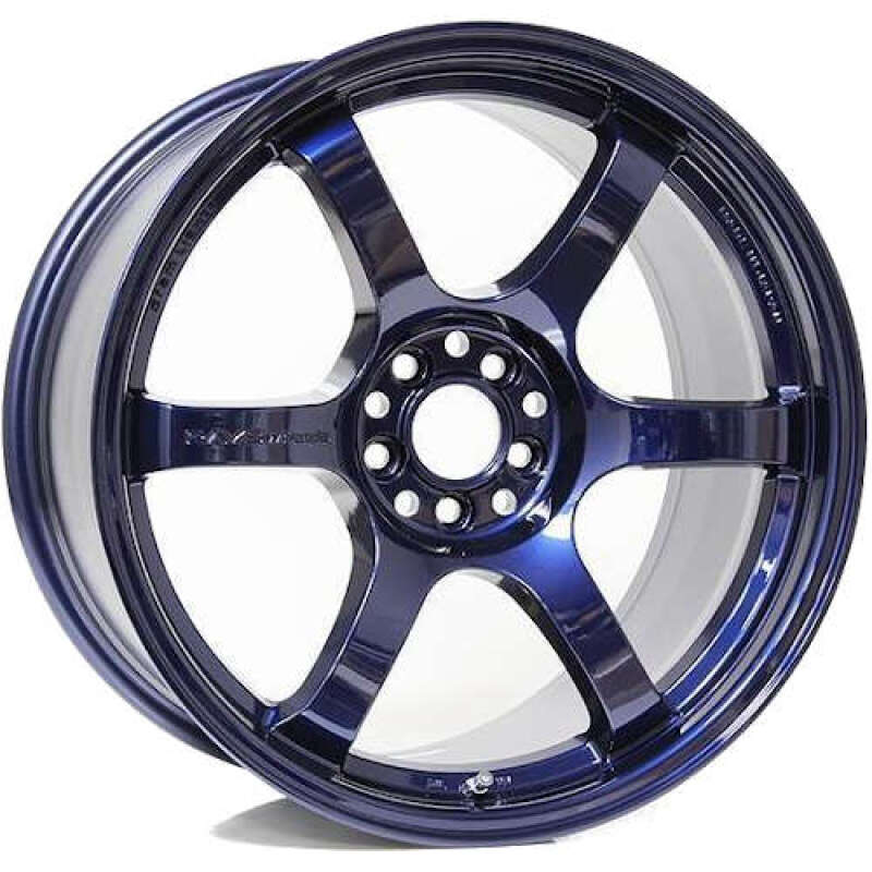 Gram Lights 57DR  18x10.5 +22 5x114.3 Eternal Blue Pearl
