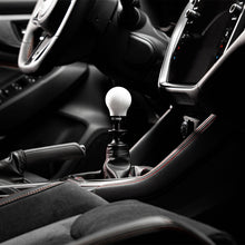 Load image into Gallery viewer, COBB Weighted Round Delrin Shift Knob White w/ Interchangeable Base 6 Speed Subaru Models