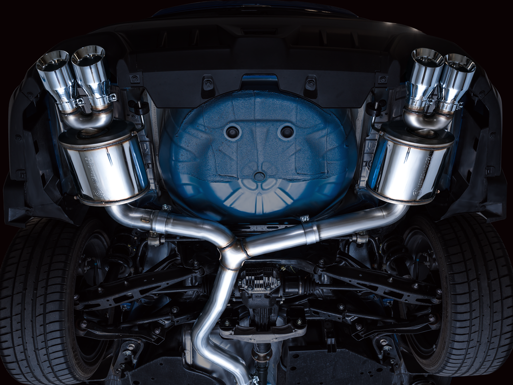 AWE Touring Edition Catback Exhaust w/ Chrome Silver Tips 2022-2025 WRX