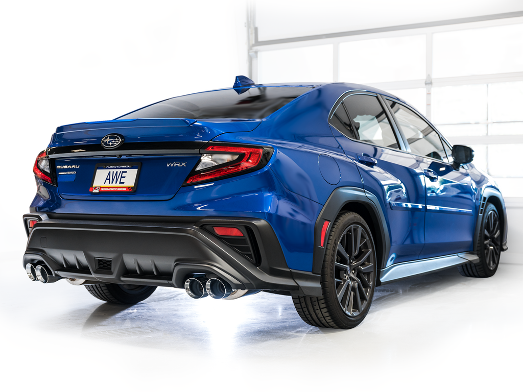 AWE Touring Edition Catback Exhaust w/ Chrome Silver Tips 2022-2025 WRX
