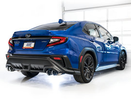 AWE Track Edition Catback Exhaust w/ Chrome Silver Tips 2022-2025 WRX