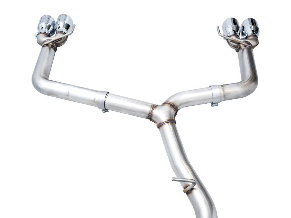 AWE Track Edition Catback Exhaust w/ Chrome Silver Tips 2022-2025 WRX