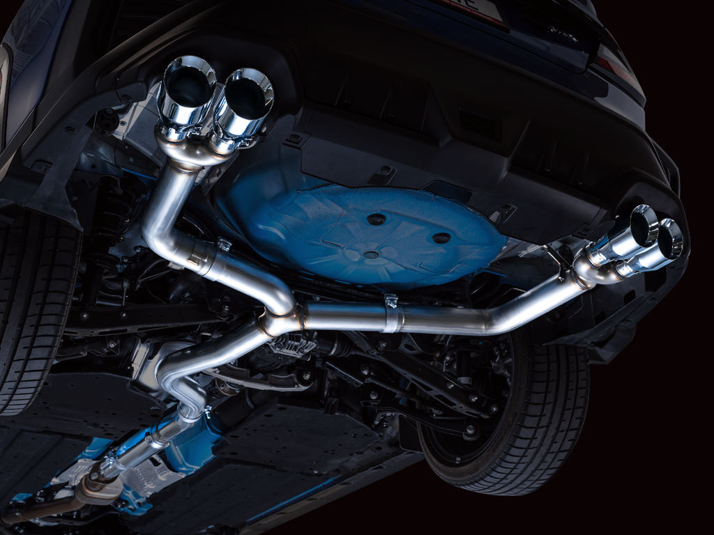 AWE Track Edition Catback Exhaust w/ Chrome Silver Tips 2022-2025 WRX