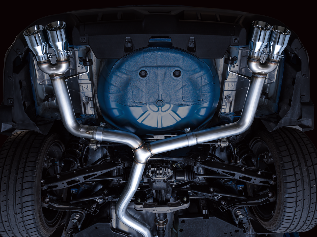 AWE Track Edition Catback Exhaust w/ Chrome Silver Tips 2022-2025 WRX