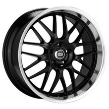 Load image into Gallery viewer, Enkei Lusso 18x9 40mm Offset 5x1114.3 Bolt Pattern 72.6 Bore Black w/ Machined Lip Wheel