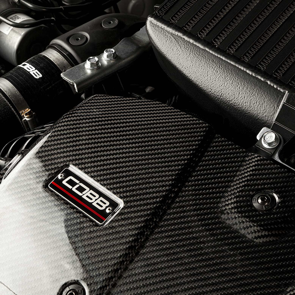 COBB Redline Gloss Carbon Fiber Engine Cover 2022-2025 WRX