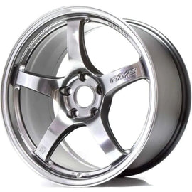 Gram Lights 57CR 17X9 +38 5x114.3 Grace Silver Wheel