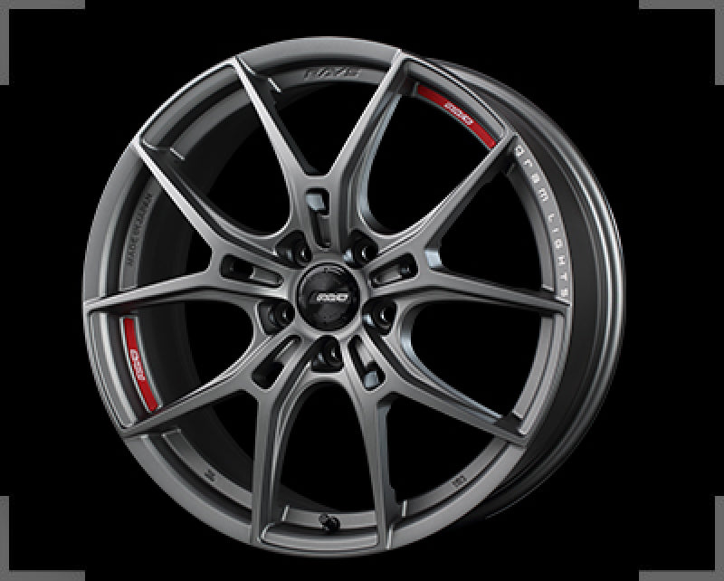 Gram Lights 57FXZ Overseas 18x7.5 +40 5x114.3 Matte Graphite w/Machining Wheel