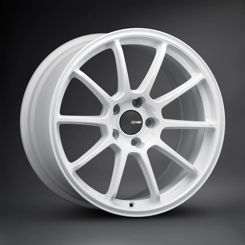 Enkei TRIUMPH 18x9.5 5x114.3 38mm Offset Vanquish White Wheel