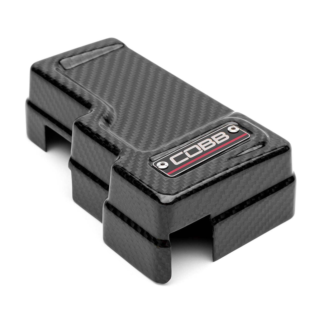 COBB Redline Gloss Carbon Fiber Fuse Box Cover Kit 2022-2025 WRX
