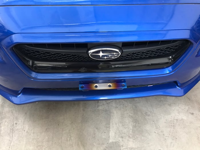 Chasing JS Subaru 15-21 WRX/STI License Plate Bracket