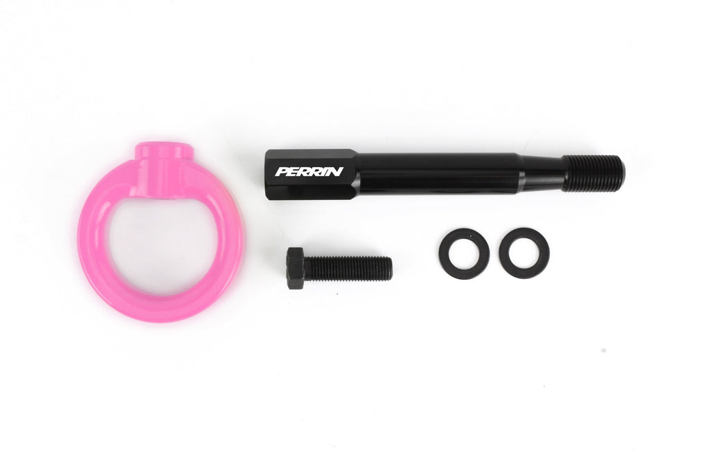 Perrin Rear Tow Hook Hyper Pink 2008-2014 WRX Hatchback / 2008-2014 STI Hatchback