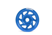 Load image into Gallery viewer, Perrin Lightened Crank Pulley Blue 2002-2014 WRX / 2004-2021 STI / 1994-2009 Legacy / 2004-2010 Forester / 2004-2013 Forester XT / 1993-2011 Impreza / 1995-2009 Outback