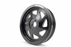 Perrin Crank Pulley Black 2015-2018 WRX / 2014-2018 Forester XT / 2013-2014 Legacy / 2013-2021 BRZ / 2012-2014 Impreza