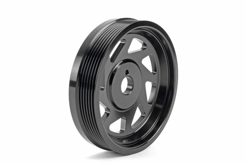 Perrin Crank Pulley Black 2015-2018 WRX / 2014-2018 Forester XT / 2013-2014 Legacy / 2013-2021 BRZ / 2012-2014 Impreza