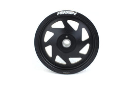 Perrin Crank Pulley Black 2022-2025 WRX / 2022-2025 BRZ / 2022-2025 GR86 / 2017-2025 Crosstrek / 2019-2025 Ascent / 2019-2025 Forester / 2020-2025 Outback / 2020-2025 Legacy / 2017-2025 Impreza