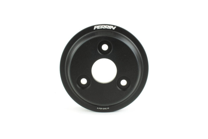 Perrin Water Pump Pulley Black 2022-2025 WRX / 2019-2025 Ascent / 2019-2025 Forester / 2020-2025 Legacy / 2021-2025 Crosstrek / 2020-2025 Outback / 2024-2025 Impreza