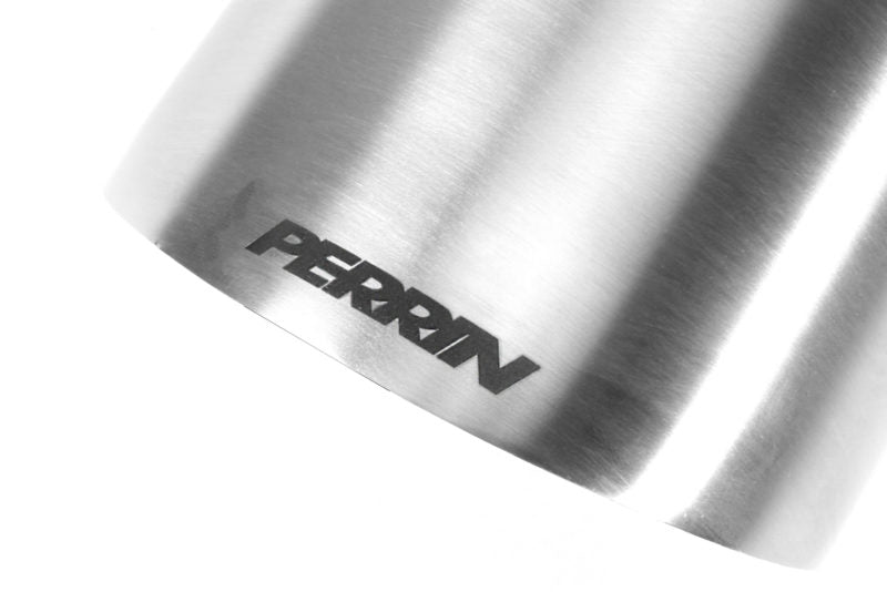 Perrin Axle Back Exhaust Brushed w/ Stainless Steel Single Wall Tip and Drone Reduction Chamber 2022-2025 BRZ / 2022-2025 GR86