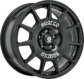 OZ SPARCO TERRA 17 X 7.5 +45 5 X 114.3 CB73.1 MATTE BLACK WHITE LETTERING