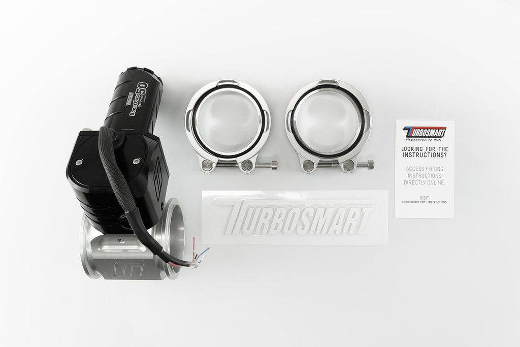 Turbosmart EBG50 Electronic BoostGate Charge Air Valve 50mm External Wastegate Black
