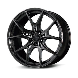 Gram Lights 57FXZ 18x9.5 +22 5x114.3 Super Dark Gunmetal & Machining Rim Edge DC Wheel