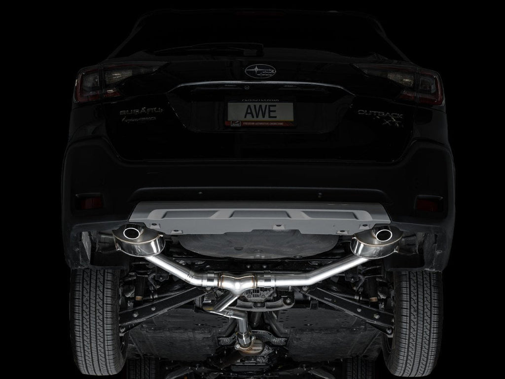 AWE 0FG Edition Catback Exhaust w/ Dual BashGuards 2020-2025 Outback XT / 2022-2025 Outback Wilderness