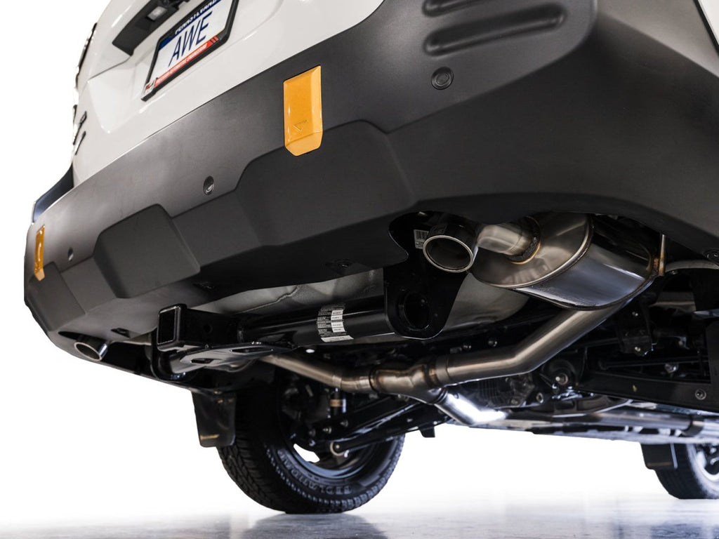 AWE 0FG Edition Catback Exhaust w/ Dual BashGuards 2020-2025 Outback XT / 2022-2025 Outback Wilderness