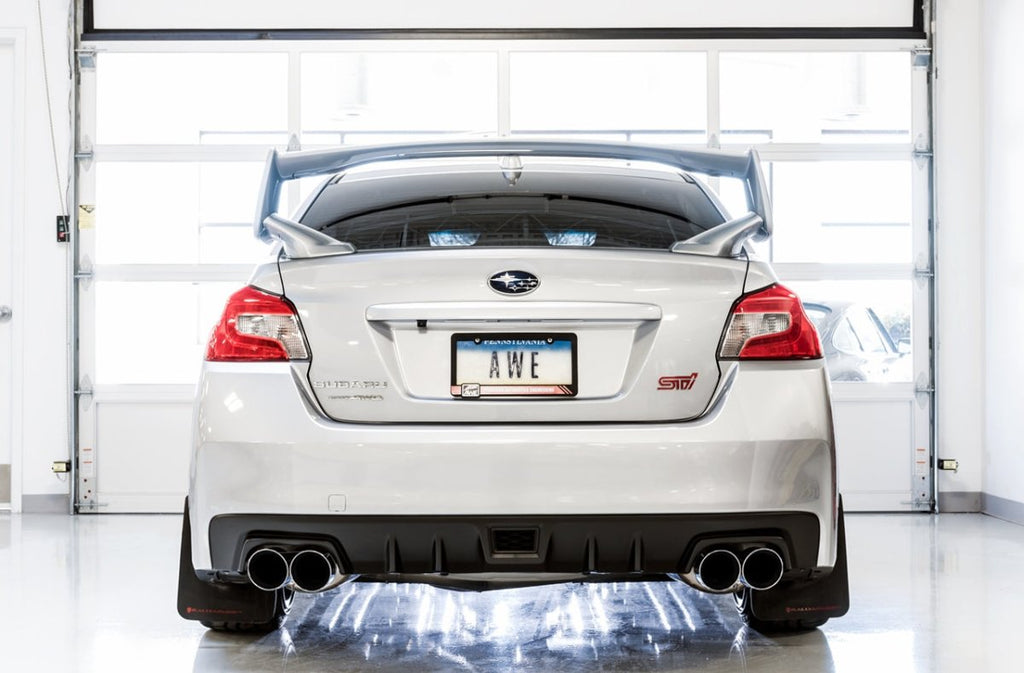 AWE Touring Edition Catback Exhaust w/ Chrome Silver Tips 2011-2021 STI Sedan