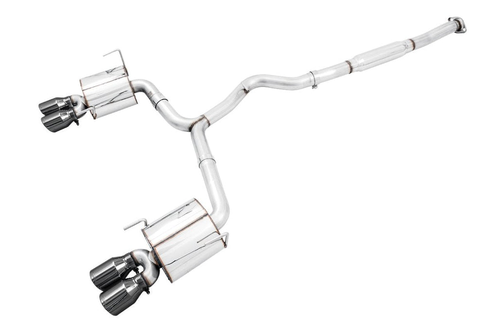 AWE Touring Edition Catback Exhaust w/ Diamond Black Tips 2011-2021 STI Sedan