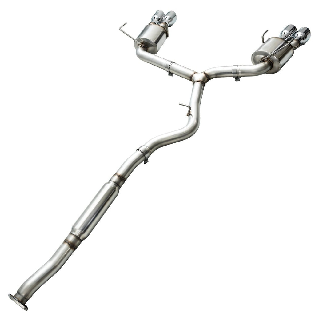 AWE Touring Edition Catback Exhaust w/ Chrome Silver Tips 2015-2021 WRX