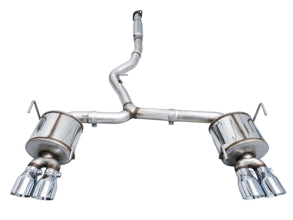 AWE Touring Edition Catback Exhaust w/ Chrome Silver Tips 2022-2025 WRX