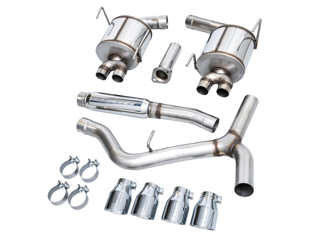 AWE Touring Edition Catback Exhaust w/ Chrome Silver Tips 2022-2025 WRX