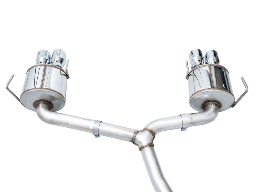 AWE Touring Edition Catback Exhaust w/ Chrome Silver Tips 2022-2025 WRX
