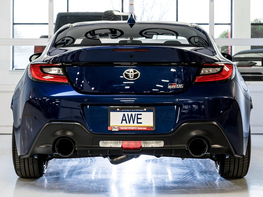 AWE Touring Edition Catback Exhaust w/ Diamond Black Tips 2013-2025 BRZ / 2017-2021 Toyota 86 / 2022-2025 GR86