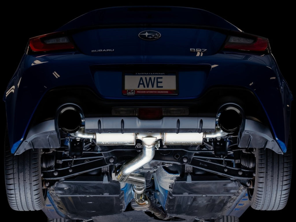 AWE Touring Edition Catback Exhaust w/ Diamond Black Tips 2013-2025 BRZ / 2017-2021 Toyota 86 / 2022-2025 GR86