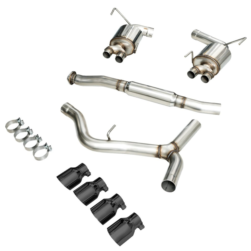 AWE Touring Edition Catback Exhaust w/ Diamond Black Tips 2015-2021 WRX