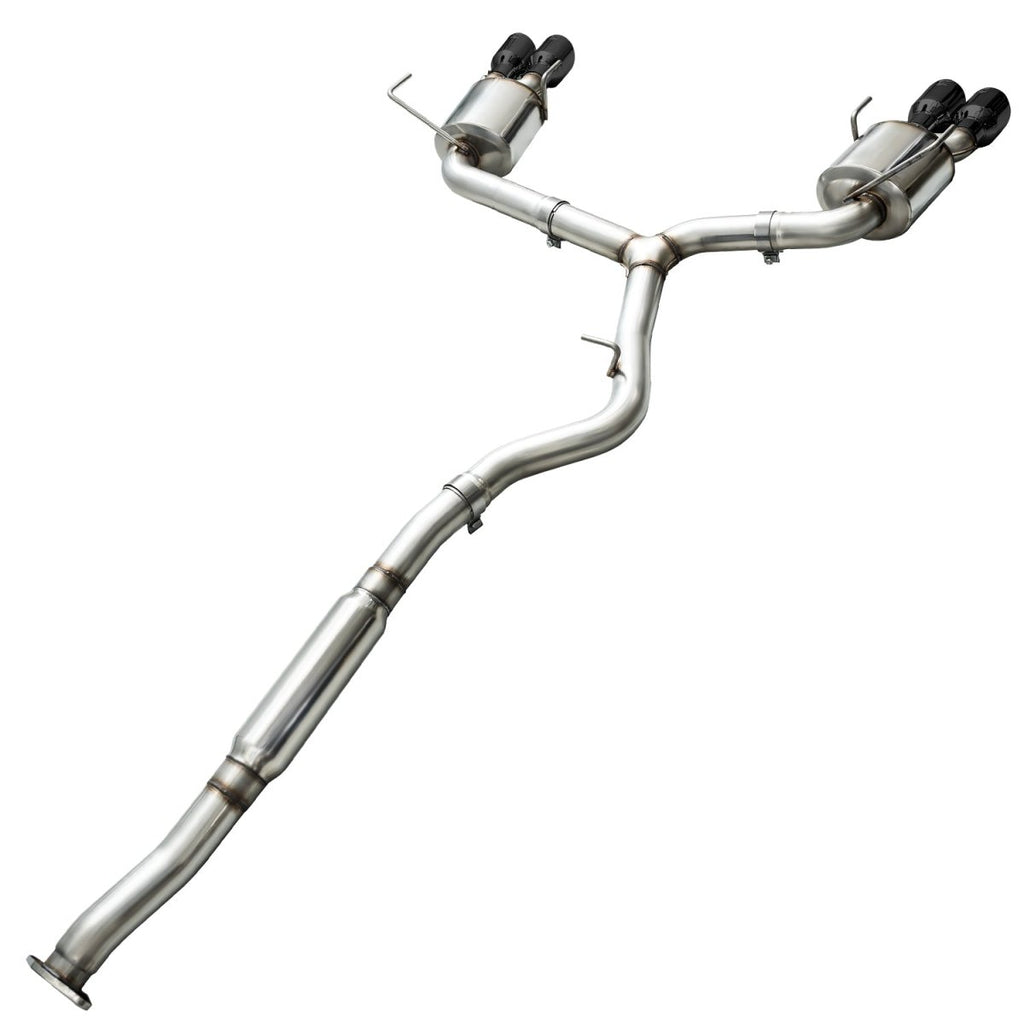 AWE Touring Edition Catback Exhaust w/ Diamond Black Tips 2015-2021 WRX