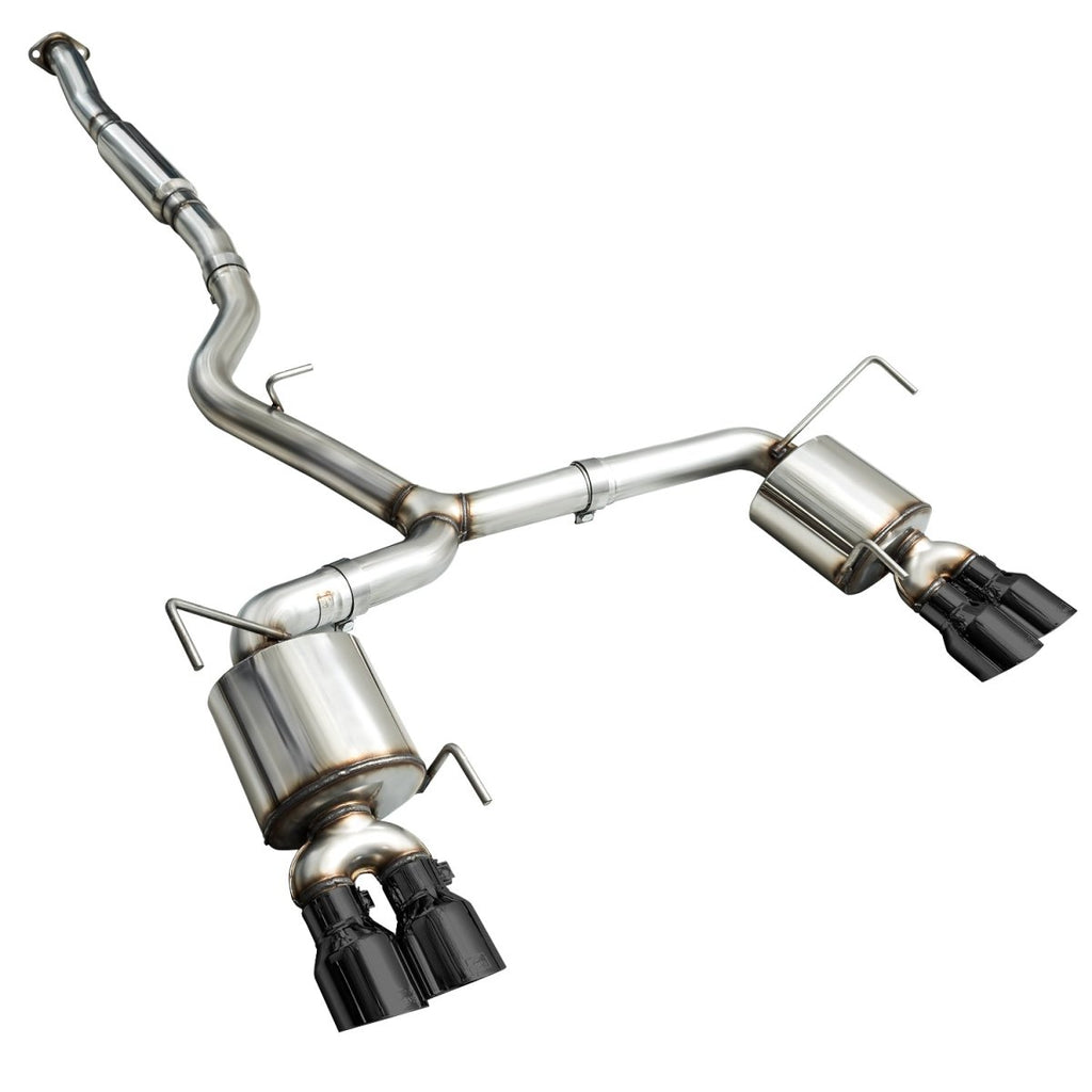 AWE Touring Edition Catback Exhaust w/ Diamond Black Tips 2015-2021 WRX