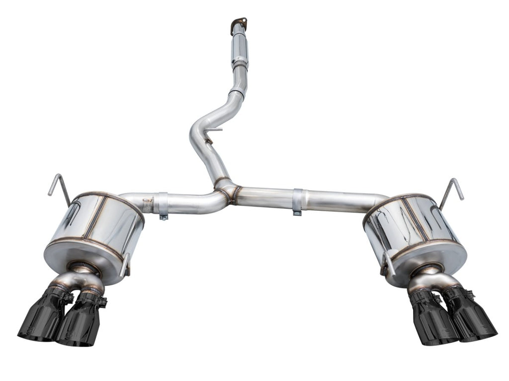 AWE Touring Edition Catback Exhaust w/ Diamond Black Tips 2022-2025 WRX