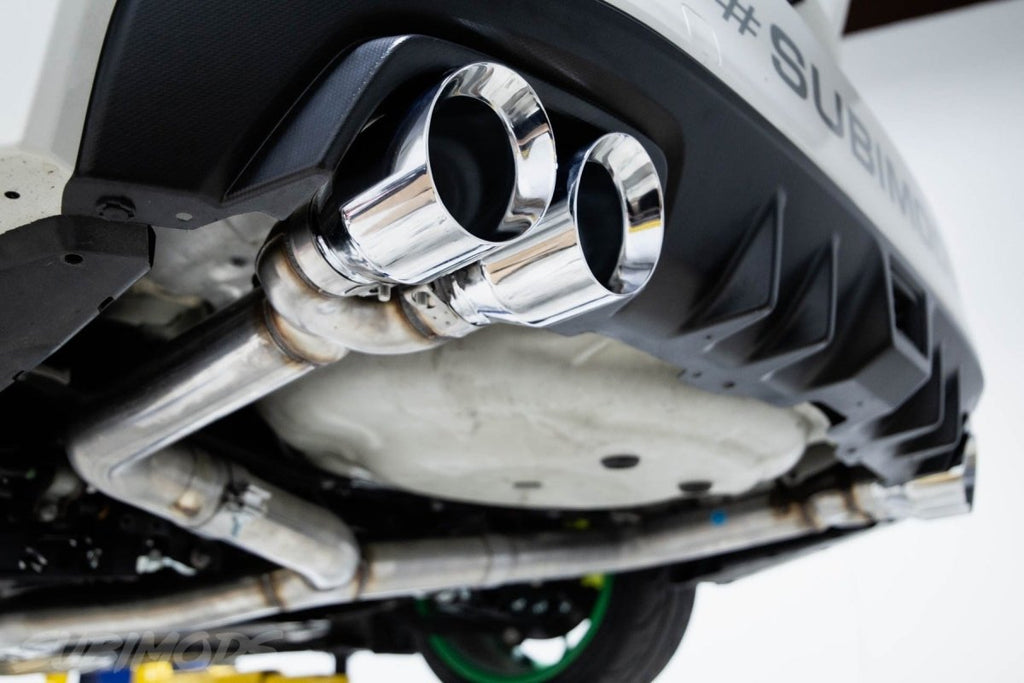 AWE Track Edition Catback Exhaust w/ Chrome Silver Tips 2011-2021 WRX Sedan / 2011-2021 STI Sedan