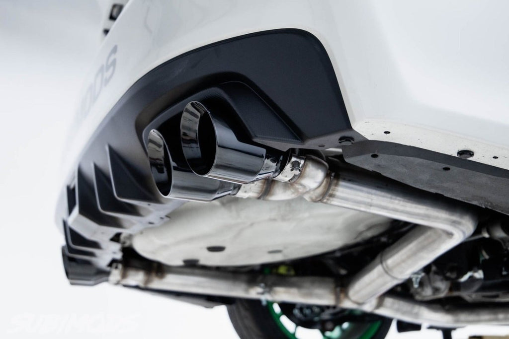 AWE Track Edition Catback Exhaust w/ Diamond Black Tips 2011-2021 WRX Sedan / 2011-2021 STI Sedan