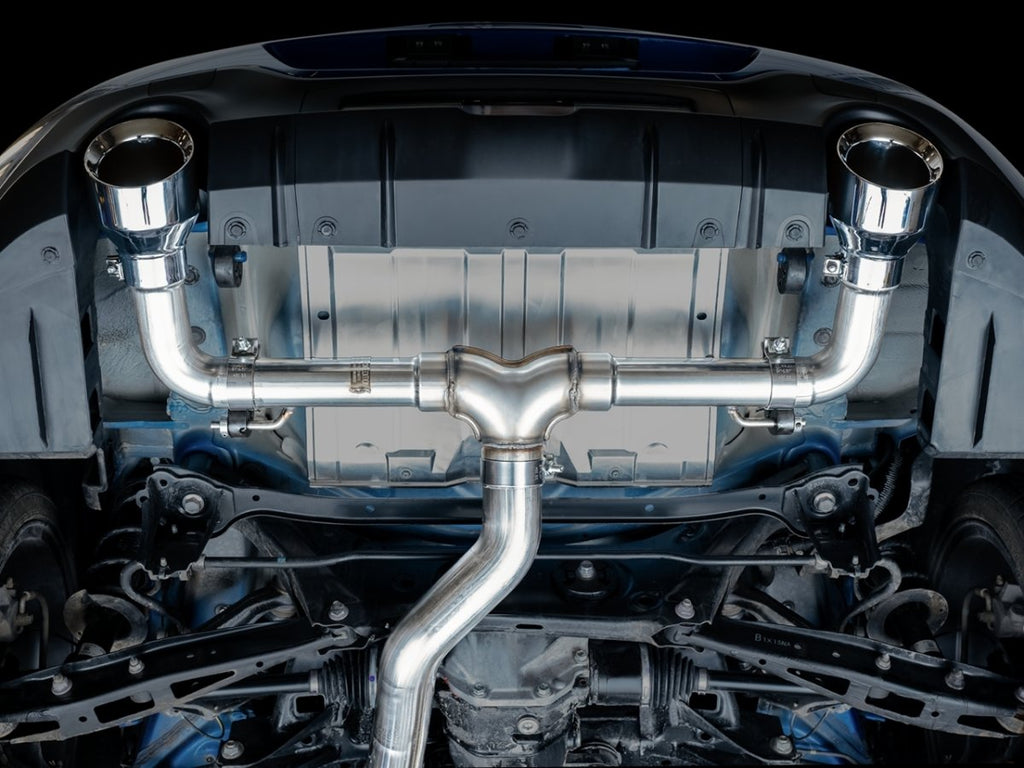 AWE Track Edition Catback Exhaust w/ Chrome Silver Tips 2013-2024 BRZ / 2017-2021 Toyota 86 / 2022-2024 GR86