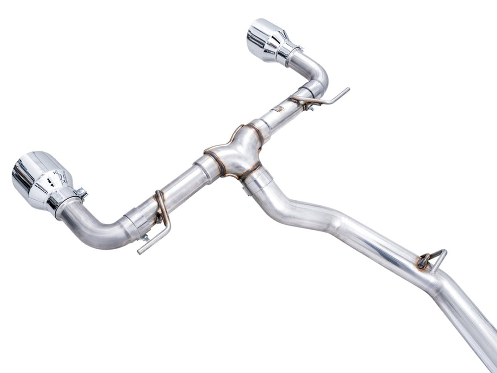 AWE Track Edition Catback Exhaust w/ Chrome Silver Tips 2013-2024 BRZ / 2017-2021 Toyota 86 / 2022-2024 GR86