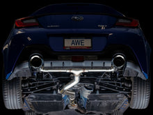 Load image into Gallery viewer, AWE Track Edition Catback Exhaust w/ Chrome Silver Tips 2013-2024 BRZ / 2017-2021 Toyota 86 / 2022-2024 GR86