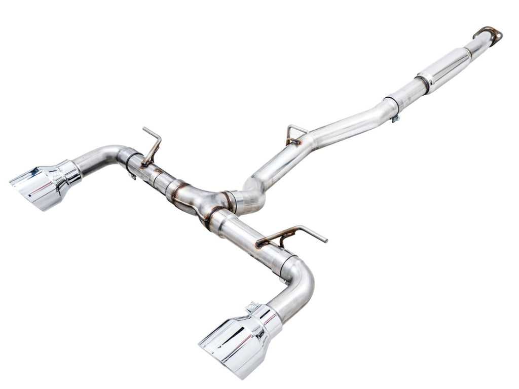 AWE Track Edition Catback Exhaust w/ Chrome Silver Tips 2013-2024 BRZ / 2017-2021 Toyota 86 / 2022-2024 GR86