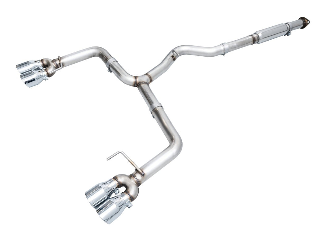 AWE Track Edition Catback Exhaust w/ Chrome Silver Tips 2022-2025 WRX