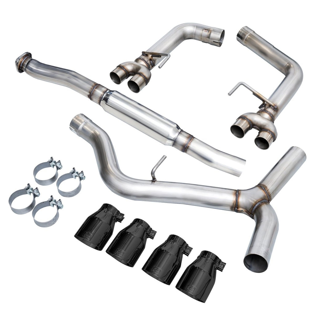 AWE Track Edition Catback Exhaust w/ Diamond Black Tips 2011-2021 WRX Sedan / 2011-2021 STI Sedan