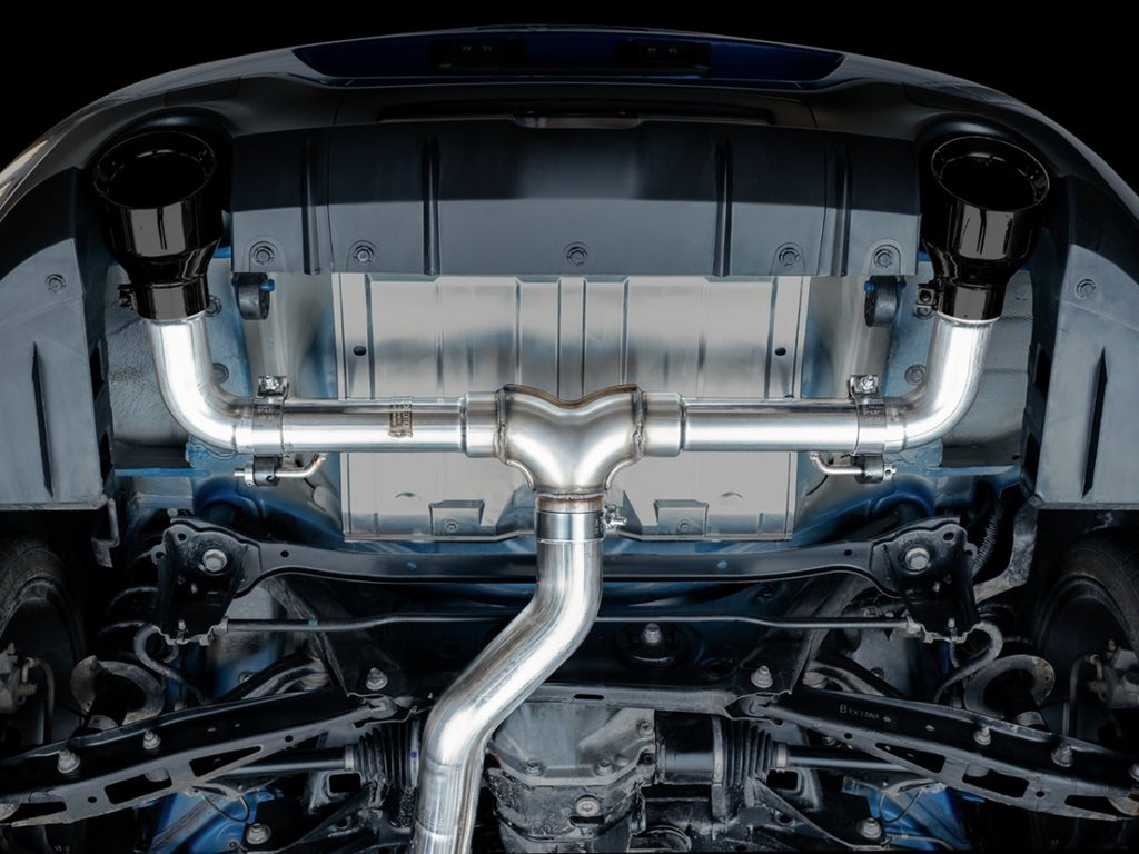 AWE Track Edition Catback Exhaust w/ Diamond Black Tips 2013-2024 BRZ / 2017-2021 Toyota 86 / 2022-2024 GR86