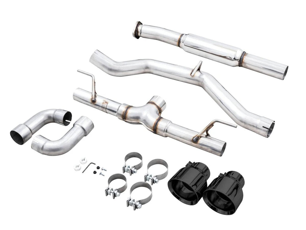 AWE Track Edition Catback Exhaust w/ Diamond Black Tips 2013-2024 BRZ / 2017-2021 Toyota 86 / 2022-2024 GR86