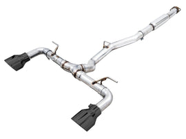 AWE Track Edition Catback Exhaust w/ Diamond Black Tips 2013-2024 BRZ / 2017-2021 Toyota 86 / 2022-2024 GR86